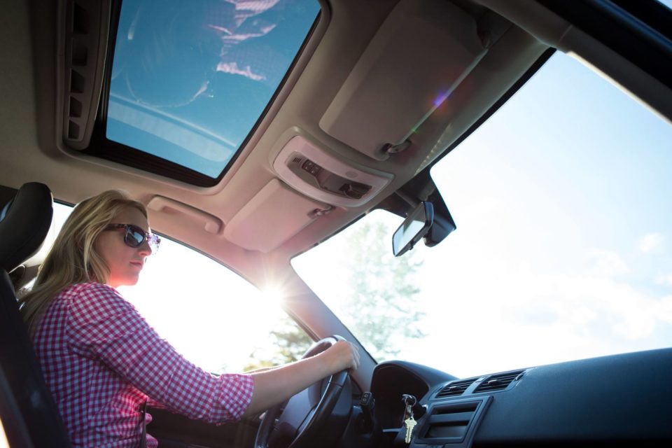 Girl driving