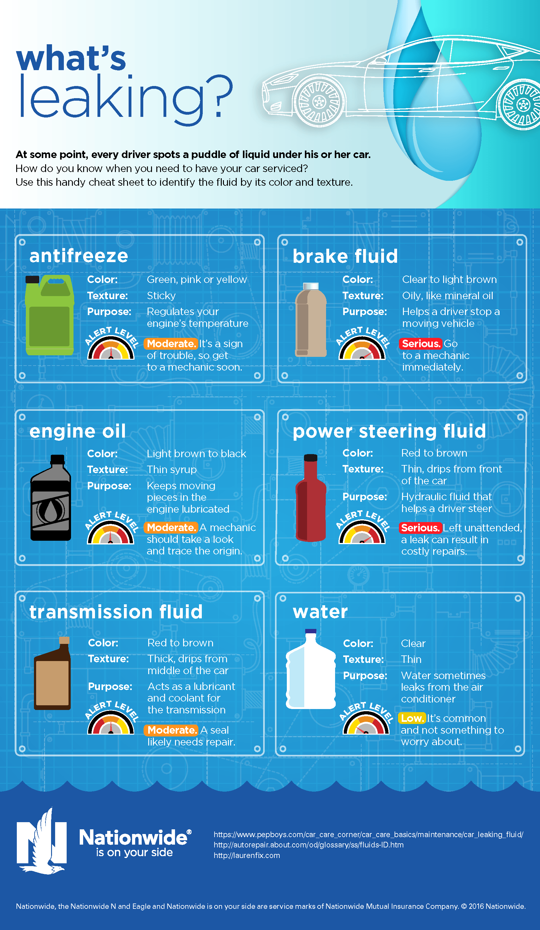 How to Identify a Car Leak [Infographic]