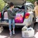 Loading a minivan for college