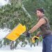 man shoveling snow
