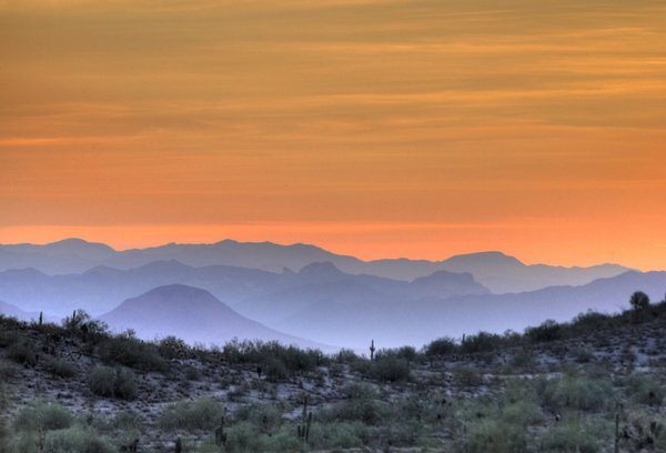 Scottsdale, AZ sunset