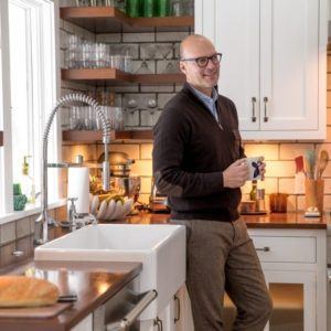 man standing in the kitchen