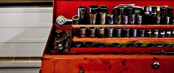 tools in a toolbox