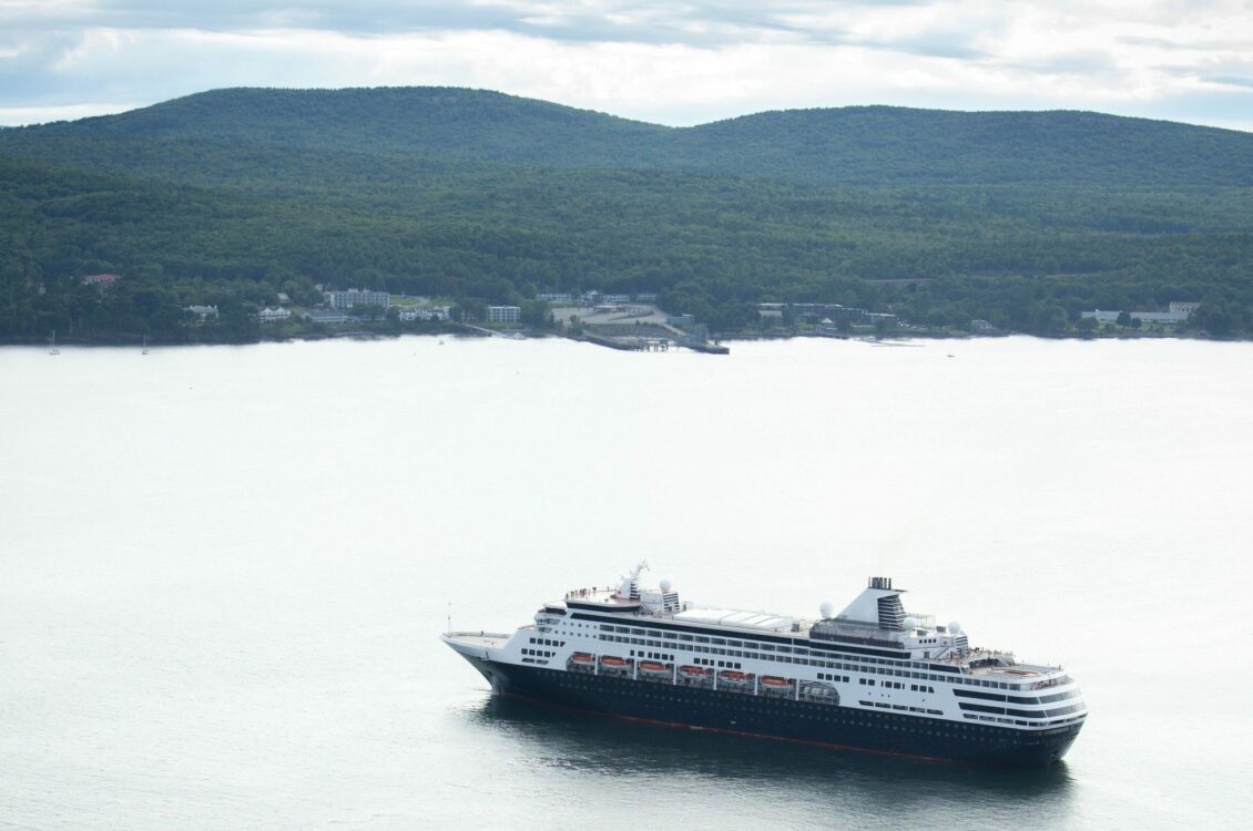 cruise ship on the water