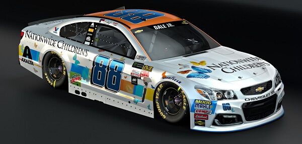 The Nationwide #88 race car