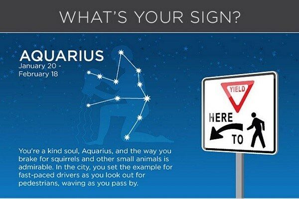 road sign horoscope
