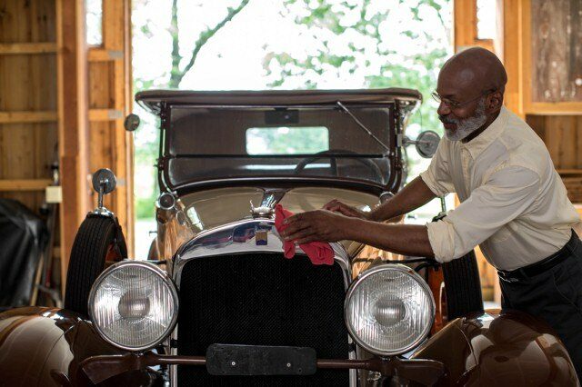 Vintage car maintenance