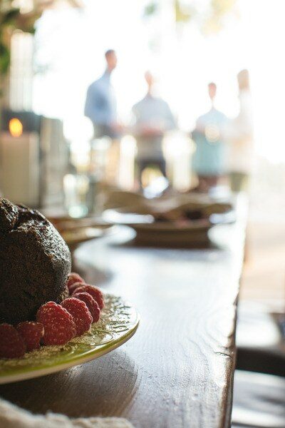 Homemade Cake At Party