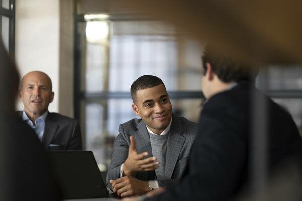 Office Worker in Conference Room