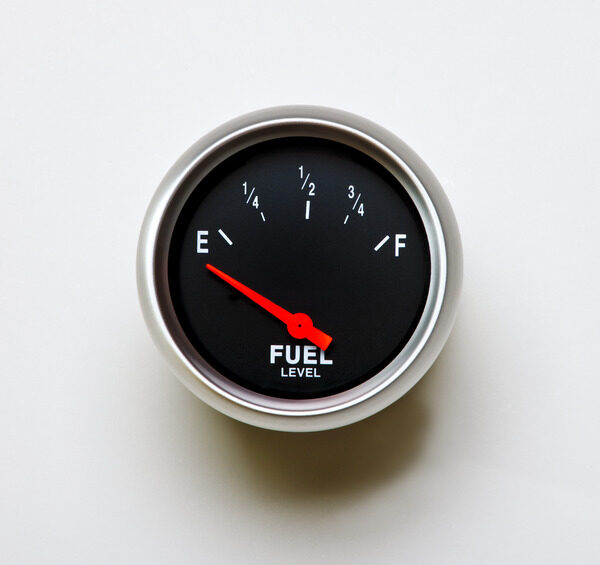 Fuel guage on empty